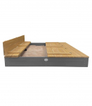AXI Sandbox XXL Ella 150 x 150 gray