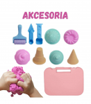 WOOPIE Kinetic Sand Set Ice Cream in a Suitcase 1kg + Accessories