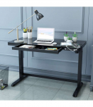 T&ouml;&ouml;laud ERGO 1-mootoriga 120x60xH72-121cm, must