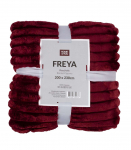 Pleed FREYA XL 200x230cm, tumepunane