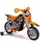 FEBER oranž motokrossi mootorratas 6V akuga lastele