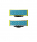 Philips Replaceable blade (2 pcs) QP225/50 OneBlade Black/Green