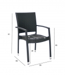 Tool WICKER-3 k&auml;etugedega, must