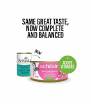 SCHESIR Tuna with ham in broth - wet cat food - 140g