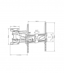 Maclean MC-781 TV mount 177.8 cm (70") Black