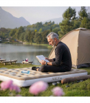 NC2803 CAMPING MATTRESS 203X152X22 CM BEIGE NILS CAMP