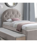 Voodi LARA madratsiga HARMONY UNO 90x200cm, &scaron;ampanja