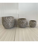 Lillepott SUNNY SHELL D27xH25cm, beež