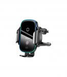 Baseus car holder with 15W charger (black) Bayern edition