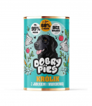 DOBRY PIES Rabbit with apple and carrot - wet dog food - 400g