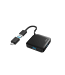 USB jagaja Hama 4 pesa USB 3.2 Gen 1 + USB-C Adapter
