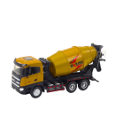 Concrete Mixer Construction Vehicle Metal Huina Khaki 1:50