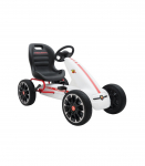 Pedaalidega kartauto ABARTH-WHITE