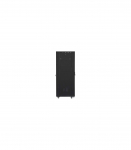 Lanberg Rack cabinet 19" free-standing 37U/800x1000 (flat pack) with glass door, LCD FF01-8037-12BL Black