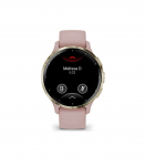 Garmin Venu 3S 3.05 cm (1.2") AMOLED 41 mm Digital 390 x 390 pixels Touchscreen Gold, Rose Wi-Fi GPS (satellite)