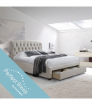 Voodi NATALIA madratsiga HARMONY TOP 160x200cm,  ampanja