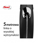 Flexi New CLASSIC 5 m Black Dog Retractable lead