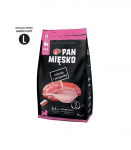 PAN MIĘSKO Veal with quail L - dry food for puppies - 9kg