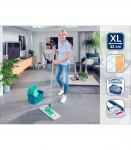 Leifheit 55092 mop Microfibre 8000 ml Dry&wet Microfiber Blue, Grey