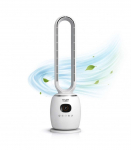 Adler Bladeless Fan AD 7344 Tower Fan White Diameter 23 cm Number of speeds 3 Oscillation 60 W Remote