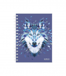 Herlitz spiraaliga m&auml;rkmik A5/100 Wild Animals / Hunt, ruuduline