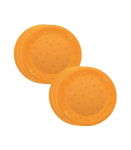 Procos korduvkasutatav peotaldrik, 21cm, 6 tk, oranž pastel