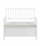 Esikupink ASTER 90x48xH85cm, istmepadjaga, valge