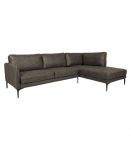 Nurgadiivan SOFIA PN 257x83/168xH82cm, tume oliiv