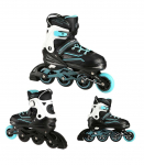 NA1169A TURQUOISE SIZE M(35-38) IN-LINE SKATES NILS EXTREME