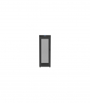 Lanberg Rack cabinet 19" free-standing 37U/800x1000 (flat pack) with glass door lCD V2 FF01-8037-23BL Black