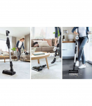 Bosch BSS711W stick vacuum/electric broom Battery Dry Bagless 0.3 L Black, Silver, White