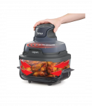 NINJA 4-in-1 Portable Glass Air Fryer FN101EUGY Crispi Power 1700 W Capacity 3.8 L Blue/Black