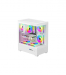 DarkFlash C365 computer case (white) + 5 fans