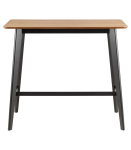 Baarilaud ROXBY 120x60xH105cm, naturaalne/must