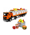 Orange Food Transport Truck 1:40