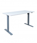 T&ouml;&ouml;laud ERGO 1-mootoriga 140x70xH71-121cm, valge, melamiinplaat