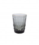 Joogiklaas madal LUNA 250ml, D8xH10cm, tumehall