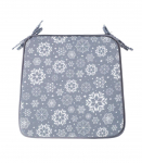 Toolikate WINTER FLOWERS, 39x39cm, paksus 2,5cm, lumehelbed, 50%puuvill, 50%pol&uuml;ester, kangas 384