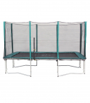 Batuut turvav&otilde;rguga 426x274cm, rohelise &auml;&auml;rega