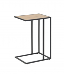 Abilaud s&uuml;learvutile SEAFORD, 43x35xH63cm, lauaplaat: lamineeritud kattega m&ouml;&ouml;bliplaat, v&auml;rvus: tamm, raam: must metall