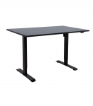 T&ouml;&ouml;laud ERGO 1-mootoriga 140x80xH71-121cm, must