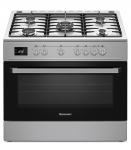 Gaasipliit elektriahjuga Ravanson KWGEK90 Chef Modern inox