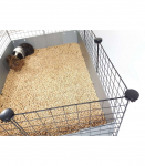 C&C Modular cage 3x2 110x75 cm guinea pig, hedgehog, silver grey