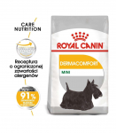 ROYAL CANIN Mini Dermacomfort -  dry food for adult small breeds of dogs with sensitive skin prone to irritation - 3kg