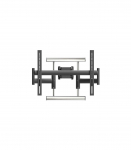 EDBAK Heavy Duty Swing Arm Wall Mount for 42-98" Screens