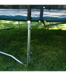 Turvav&otilde;rk D426cm batuudile, postidega, must