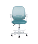 Laste t&ouml;&ouml;tool EMMY jalatoega 59x57xH87-99cm, t&uuml;rkiissinine
