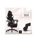 Fotel gamingowy Huzaro Force 3.7 White Carbon