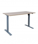 T&ouml;&ouml;laud ERGO 1-mootoriga 140x70xH71-121cm, hikkoripuu/h&otilde;behall