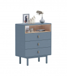 Kummut IRIS 80x40xH100cm, hall